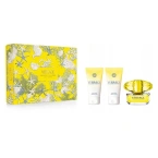 Versace Yellow Diamond 50ml woda toaletowa + 50ml żel pod prysznic + 50ml balsam do ciała [W] ZESTAW