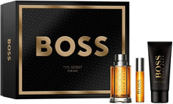 Hugo Boss The Scent 100ml woda toaletowa + 10ml woda toaletowa + 100ml żel pod prysznic [M] ZESTAW