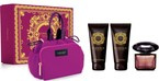 Versace Crystal Noir 90ml woda toaletowa + 100ml żel pod prysznic + 100ml balsam do ciała + kopertówka [W] ZESTAW