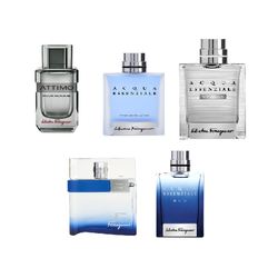 Salvatore Ferragamo Masculine Fragrances Collection 5x5ml woda toaletowa [M] ZESTAW