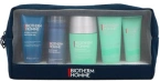 Biotherm Homme Aquapower 40ml żel do mycia twarzy + 40ml żel pod prysznic Aquafitness + 50ml pianka do golenia + 75ml dezodorant w sztyfcie + 20ml żel nawilżający do twarzy + kosmetyczka [M] ZESTAW