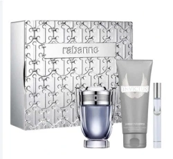 Paco Rabanne Invictus 100ml woda toaletowa + 10ml woda toaletowa + 100ml szampon do ciała i włosów [M]
