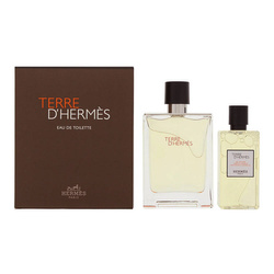 Hermes Terre D'Hermes 100ml woda toaletowa + 80ml żel pod prysznic do włosów i ciała [M] ZESTAW