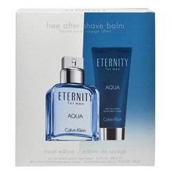 Calvin Klein Eternity Aqua For Men 100ml woda toaletowa + 100ml balsam po golenia [M] ZESTAW