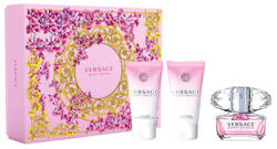 Versace Bright Crystal 50ml woda toaletowa + 50ml balsam do ciała + 50ml żel pod prysznic [W] ZESTAW